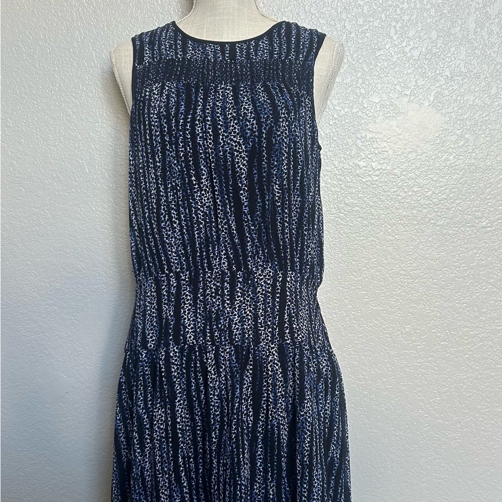 Michael Kors Navy and White Dress